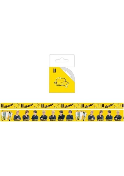 E1-Tereyağı1 Tarzı Hqbts Bangtan Boys Groups Yeni Çizgi Film Washi Bant, Kağıt Bant, Çevre Birimi Aynı Stil (Yurt Dışından)