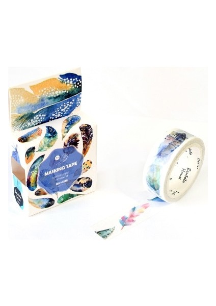 No.4 Tarzı Romantik Kiraz Çiçeği Dekorasyon Washi Bant Dıy Karalama Defteri Sevimli Çiçek Tüy Etiket Kawaii Maskeleme Bandı Okul (Yurt Dışından)