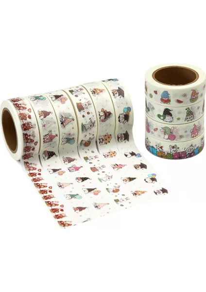 A429 Stili Yeni mm x 10M Kahve Ayçiçeği Mezuniyet Yumurtalı Cüceler Paskalya Washi Bant Karalama Defteri Maskeleme Yapıştırıcı Washi Bant (Yurt Dışından) modelleri