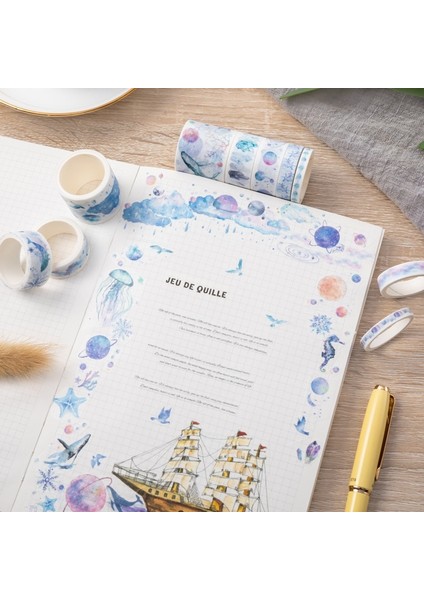 Retro Tarzı Et Maskeleme Washi Bant Eski Çiçek Bitki Flamingo Dekoratif Etiket Scrapbooking Planlayıcısı Için Diy Yapışkanlı Etiket (Yurt Dışından) modelleri