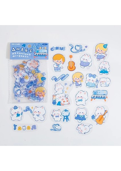 2 Boyutlu Stil 1 Rulo Pet Su Geçirmez Kawaii Mavi Beyaz Karikatür Ayı Maskeleme Bandı Günlüğü Planlayıcısı Albümü Dıy El Sanatları (Yurt Dışından)