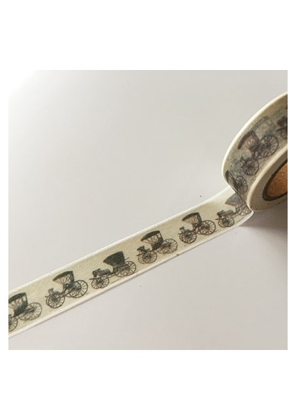 NO.1730 Tarzı S Beden Jiataihe Vintage Washi Bant Vintage Eyfel Kulesi Dıy Dekoratif Scrapbooking Planlayıcısı Maskeleme Bandı Yapışkan Bant Etiket Sticker S (Yurt Dışından)