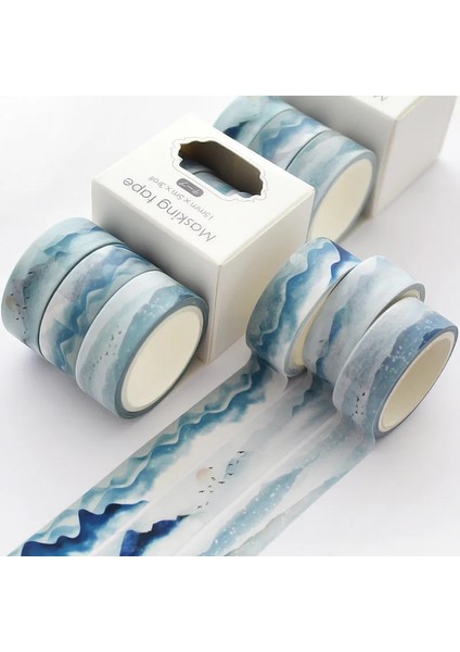 Sihirli Kız Stili Et Manzara Washi Bant Düz Renk Maskeleme Bandı Dekoratif Yapışkan Bant Sticker Scrapbooking Planlayıcısı Kırtasiye Tedarik (Yurt Dışından) modelleri