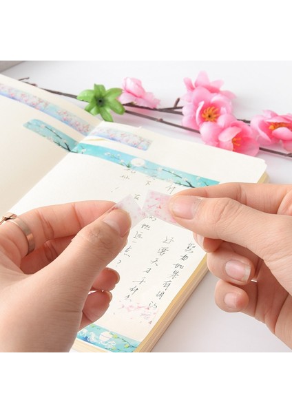 No.5 Tarzı Çiçek Düşer ve Darbe Dekoratif Washi Bant Dıy Scrapbooking Maskeleme Bandı Okul Ofis Tedarik Escolar Papelaria (Yurt Dışından)