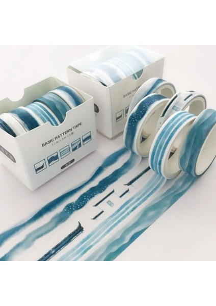 No.11 Stili Ack Temel Renk Serisi Kawaii Planlayıcısı El Kitabı Dekoratif Kağıt Washi Maskeleme Bandı Seti Okul Sanat Malzemeleri Kırtasiye (Yurt Dışından) fırsatları