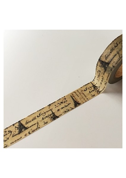 NO.731 Stili S Beden Jiataihe Vintage Washi Bant Vintage Eyfel Kulesi Dıy Dekoratif Scrapbooking Planlayıcısı Maskeleme Bandı Yapışkan Bant Etiket Sticker S (Yurt Dışından)