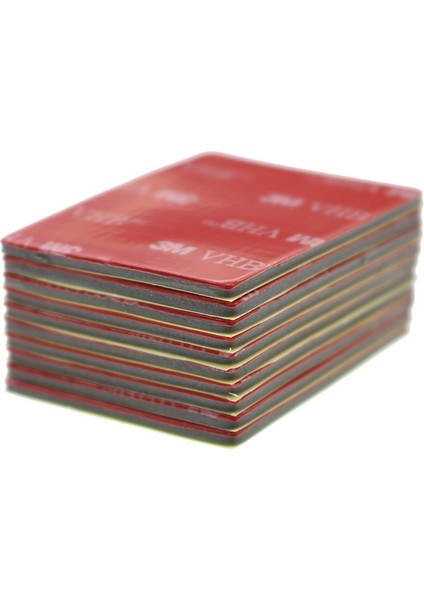 10 Adet Tarzı 3m Güçlü Çift Taraflı Yapışkan Akrilik Köpük Bant Çift Taraflı Ofis Yapışkan Bant Gri x x 2 mm x (Yurt Dışından)