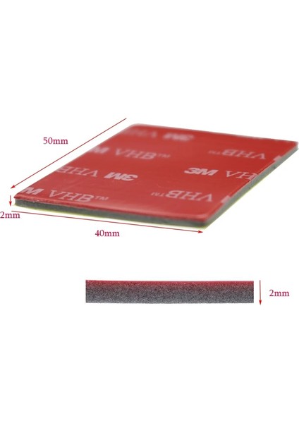 10 Adet Tarzı 3m Güçlü Çift Taraflı Yapışkan Akrilik Köpük Bant Çift Taraflı Ofis Yapışkan Bant Gri x x 2 mm x (Yurt Dışından) modelleri