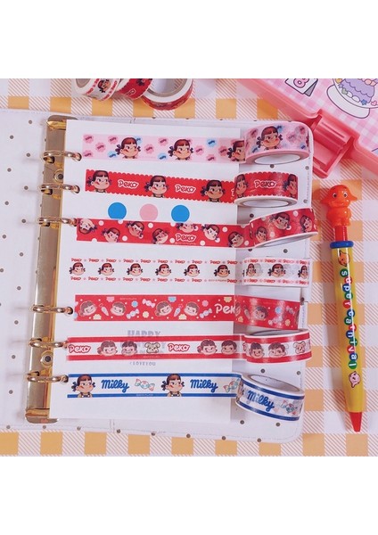 15MM x 5m G Stili Japon Ins Sevimli Süt Kız Washi Bant El Hesabı Malzemesi Diy Dekoratif Etiket Sızdırmazlık Etiket Maskeleme Bandı Kırtasiye (Yurt Dışından) fiyatları