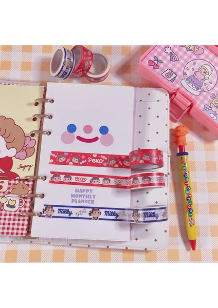 15MM x 5m G Stili Japon Ins Sevimli Süt Kız Washi Bant El Hesabı Malzemesi Diy Dekoratif Etiket Sızdırmazlık Etiket Maskeleme Bandı Kırtasiye (Yurt Dışından) indirimleri