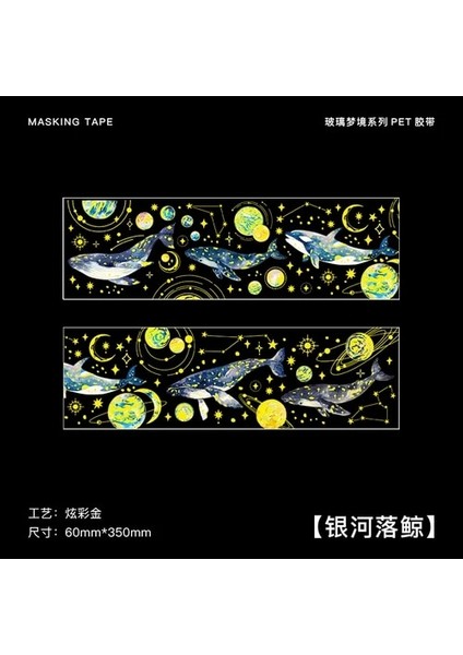 Bir Stil Bronzlaştırıcı Pvc Dekoratif Yapışkan Bant Sevimli Kelebek Balina Maskeleme Washi Bant Diy Scrapbooking Sticker Etiket Japon Kırtasiye (Yurt Dışından) fiyatları