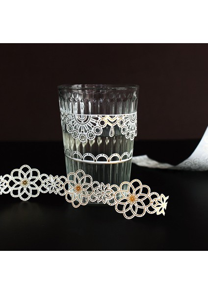 No.1 Tarzı 35 mm * 1 M Retro Hollow Dantel Bant Dekoratif Yapışkan Bant Altın Varak Maskeleme Washi Bant Dıy Scrapbooking Sticker Etiket Kırtasiye (Yurt Dışından) fırsatları