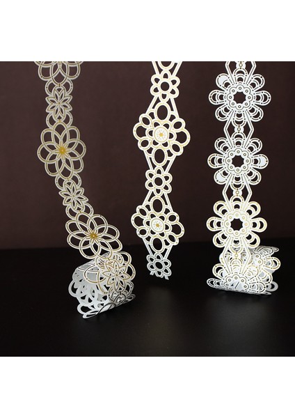 No.1 Tarzı 35 mm * 1 M Retro Hollow Dantel Bant Dekoratif Yapışkan Bant Altın Varak Maskeleme Washi Bant Dıy Scrapbooking Sticker Etiket Kırtasiye (Yurt Dışından) indirimleri