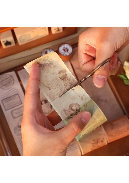 E Stili Vintage El Yazması Washi Bant Antika Japon Maskeleme Bantları Scrapbooking Dergisi Planlayıcısı Için Dekoratif Diy Craft Hediye Paketleme (Yurt Dışından)