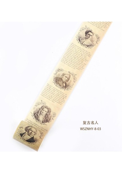 E Stili Vintage El Yazması Washi Bant Antika Japon Maskeleme Bantları Scrapbooking Dergisi Planlayıcısı Için Dekoratif Diy Craft Hediye Paketleme (Yurt Dışından) fiyatları