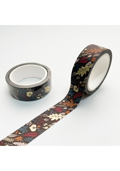 Çiçek Yaprağı Stili 1 Adet Altın Damgalama Washi Bant Retro Maskeleme Bandı Yaratıcı Kendi Başına Yap Kağıdı Bant Scrapbooking Bandı 15MM * 7m Sabit Okul Malzemeleri (Yurt Dışından)