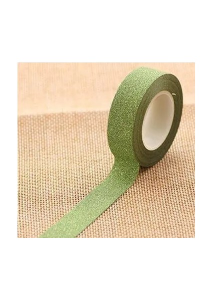 No.7 Tarzı 16 Renk Sıcak Satış 10M Glitter Washi Yapışkan Kağıt Maskeleme Yapışkan Bant Etiket Zanaat Dekoratif Diy (Yurt Dışından)