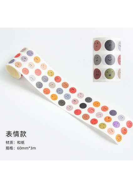 D Stili Kawaii Ifade Ayı Washi Bant Dekoratif Yapıştırıcı Nokta Maskeleme Bandı Çıkartmalar Scrapbooking Dıy Kırtasiye Bant Okul Malzemeleri (Yurt Dışından) fiyatları