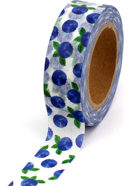 NO.564 Tarzı 1.5c Çilek Karpuz Muz Limon Kiraz Dekor Meyve Washi Bant Dıy Scrapbooking Maskeleme Bantları Okul Ofis Malzemeleri (Yurt Dışından) indirimleri