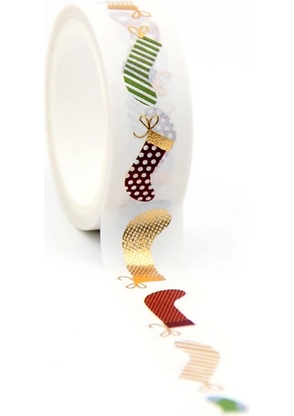 C67 Stili Washi Bant Japon 1.5*5 Metre Kawaii Scrapbooking Araçları Maskeleme Bandı Noel Fotoğraf Albümü Diy Dekoratif Bantlar (Yurt Dışından)