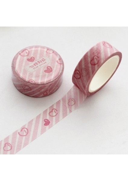 Kalp Tarzı Yaratıcı Güzel Kızın Kalbi Washi Bant Kawak Unicorn Gökyüzü Yapışkan Bant Dıy Scrapbooking Sticker Etiket Maskeleme Bandı (Yurt Dışından)