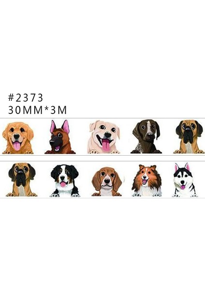 NO.761 Stili S Beden Aagu mm * 10M Sevimli Çiçek Washi Bant Köpek Albümü Karalama Defteri Yapışkan Bant Maskeleme Bandı (Yurt Dışından) fırsatları