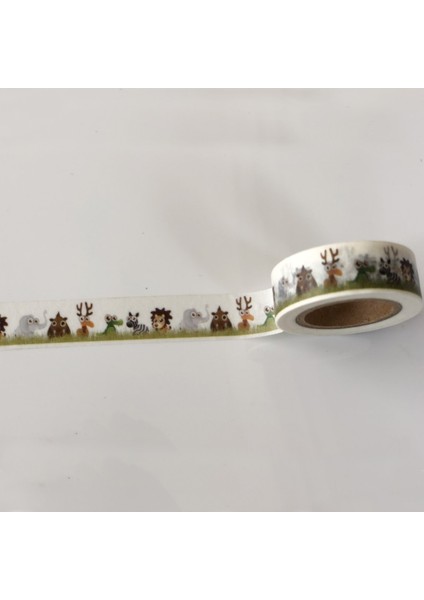 NO.761 Stili S Beden Aagu mm * 10M Sevimli Çiçek Washi Bant Köpek Albümü Karalama Defteri Yapışkan Bant Maskeleme Bandı (Yurt Dışından) indirimleri