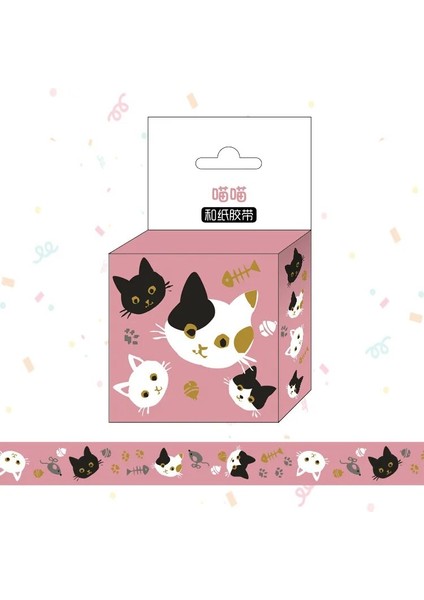 Kurbağa Stili 1.5cm * 5m Sevimli Kedi Köpek Q Versiyonu Karikatür Washi Bant Yapışkan Bant Dıy Scrapbooking Sticker Etiket Maskeleme Bandı (Yurt Dışından) modelleri