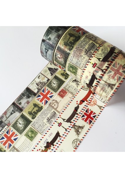 NO.711 Stili S Beden Jiataihe Vintage Washi Bant Vintage Eyfel Kulesi Dıy Dekoratif Scrapbooking Planlayıcısı Maskeleme Bandı Yapışkan Bant Etiket Sticker (Yurt Dışından) modelleri