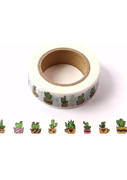 B152 Tarzı B03-B Kawaii Karikatür Dekorasyon Bandı Kağıt Washi Maskeleme Bandı Yaratıcı Scrapbooking Kırtasiye Okul Malzemeleri (Yurt Dışından)