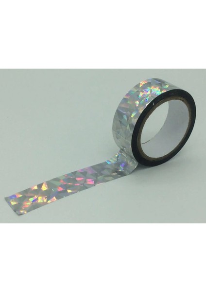 Diomandgümüş Tarzı Lazer Folyo Bant Maskeleme Bandı Li Kırtasiye Diy Scrapbooking Fotoğraf Albu Okul ve Ofis Için Dekorasyon Bandı Aracı (Yurt Dışından)