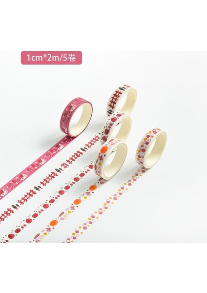 L Tarzı Ack Renkli Washi Bant Seti Dekoratif Maskeleme Yapışkan Bant Kendin Yap El Sanatları ve Hediye Paketleme Dergileri Planlayıcıları Için (Yurt Dışından) fiyatları