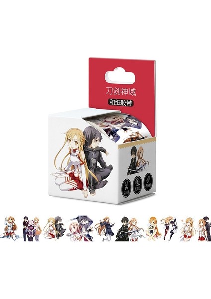 No.13 Tarzı 4cm * 5m Anime Q Versiyonu Karikatür Washi Bant Yapışkan Bant Dıy Scrapbooking Sticker Etiket Maskeleme Bandı (Yurt Dışından)