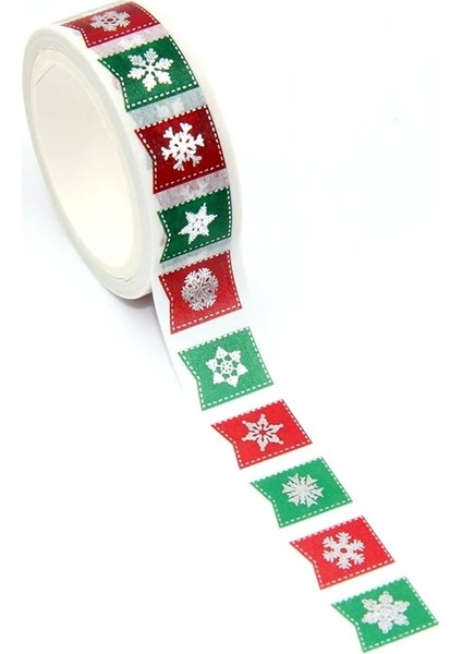 C17 Stili Washi Bant Japon 1.5*5 Metre Kawaii Scrapbooking Araçları Maskeleme Bandı Noel Fotoğraf Albümü Diy Dekoratif Bantlar (Yurt Dışından)