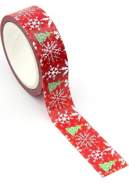 C17 Stili Washi Bant Japon 1.5*5 Metre Kawaii Scrapbooking Araçları Maskeleme Bandı Noel Fotoğraf Albümü Diy Dekoratif Bantlar (Yurt Dışından) fırsatları