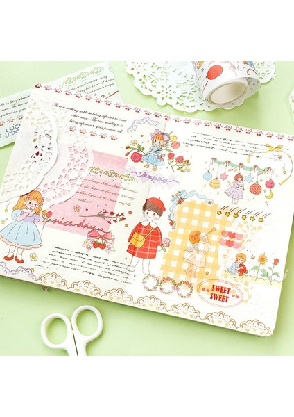 Weixunshouce Tarzı 1 Adetlot Maskeleme Bantları Kahvaltı Serisi Günlüğü Dekoratif Yapıştırıcı Scrapbooking Kendi Başına Yap Kağıdı Japon Çıkartmaları (Yurt Dışından) indirimleri