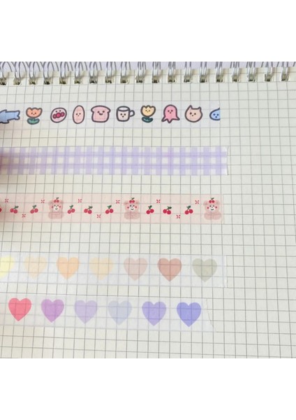 Kiraz Ayı Stili Karikatür Kiraz Ayı Sevimli Washi Bant 3m Kore Ins Renk Aşk Sızdırmazlık Etiketi Kırtasiye Öğrenci Defteri Diy Dekoratif Bantlar (Yurt Dışından) fırsatları