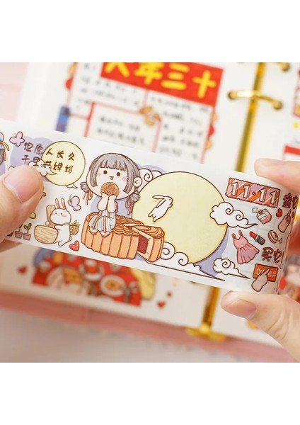 No.4 Tarzı 45MM * 5 M Kawaii Kızlar Günlük Maskeleme Washi Bant Dekoratif Yapışkan Bant Decora Diy Scrapbooking Sticker Etiket Kırtasiye (Yurt Dışından) modelleri