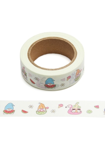 A415 Stili Yeni mm x 10M Kahve Ayçiçeği Mezuniyet Yumurtalı Cüceler Paskalya Washi Bant Karalama Defteri Maskeleme Yapıştırıcı Washi Bant (Yurt Dışından)