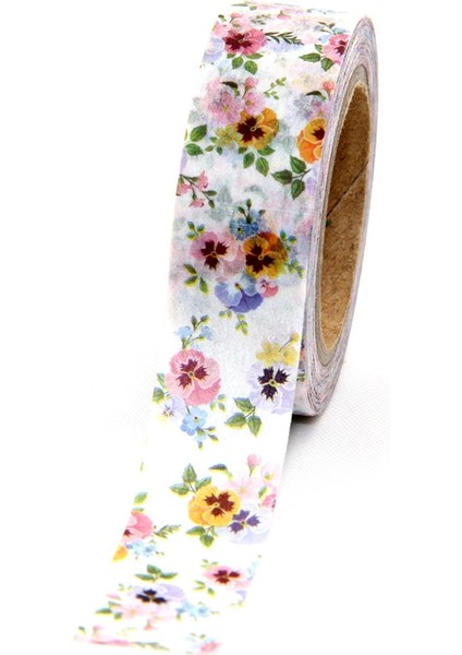 B179 Stili 1 Rulo Sevimli Lotkawaii Çiçek Gıda Hayvanlar Dekoratif Washi Bant Dıy Scrapbooking Maskeleme Bandı Okul Ofis Tedarik (Yurt Dışından)