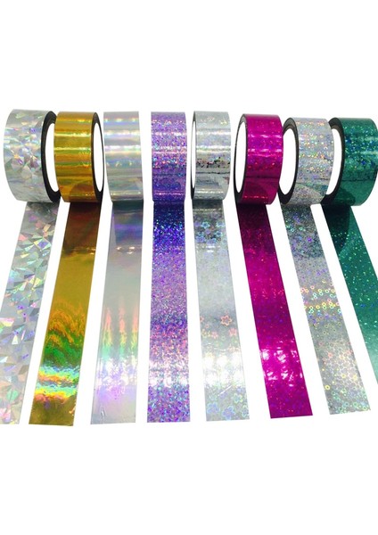 Diomandgümüş Tarzı Lazer Folyo Bant Maskeleme Bandı Li Kırtasiye Diy Scrapbooking Fotoğraf Albu Okul ve Ofis Için Dekorasyon Bandı Aracı (Yurt Dışından) fiyatları