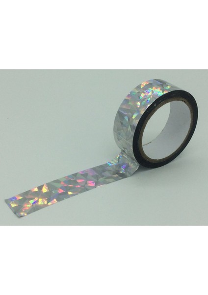 Diomandgümüş Tarzı Lazer Folyo Bant Maskeleme Bandı Li Kırtasiye Diy Scrapbooking Fotoğraf Albu Okul ve Ofis Için Dekorasyon Bandı Aracı (Yurt Dışından) modelleri