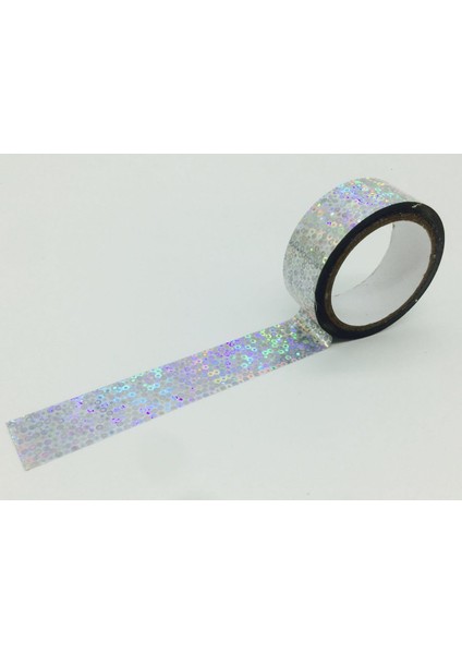 Diomandgümüş Tarzı Lazer Folyo Bant Maskeleme Bandı Li Kırtasiye Diy Scrapbooking Fotoğraf Albu Okul ve Ofis Için Dekorasyon Bandı Aracı (Yurt Dışından) indirimleri