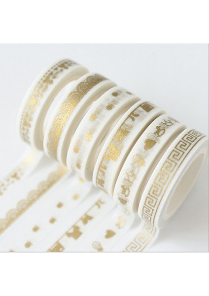 No.23 Tarzı Sevimli Yaratıcı Baskı Altın Bant Defter Çıkartması Dekoratif Bant Washi Bant Okul Malzemeleri JD39 (Yurt Dışından) modelleri