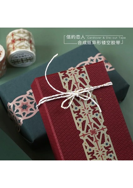 No.8 Stili Kuzey Afrika Tarzı Hollow Dergisi Washi Bant Dekoratif Yapışkan Bant Dıy Scrapbooking Sticker Etiket Japon Kırtasiye (Yurt Dışından) indirimleri