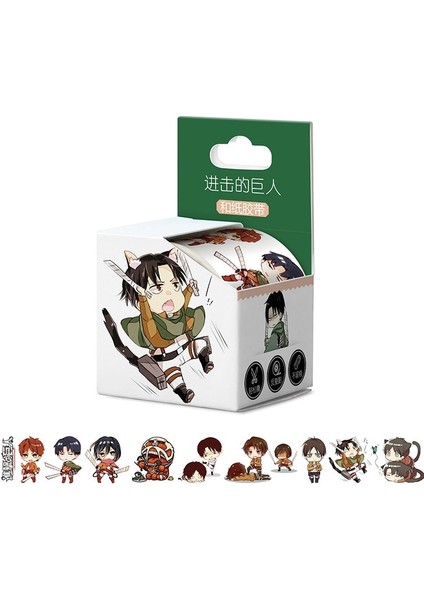 No.15 Tarzı 4cm * 5m Anime Q Versiyonu Karikatür Washi Bant Yapışkan Bant Dıy Scrapbooking Sticker Etiket Maskeleme Bandı (Yurt Dışından)