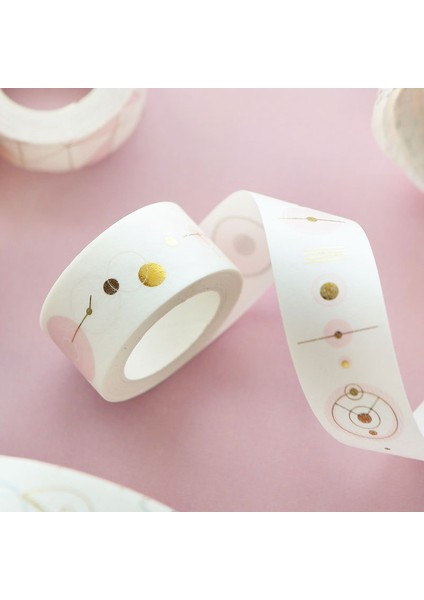 No.3 Tarzı Altın Pembe Folyo Kağıt Japon Maskeleme Washi Bant Dekoratif Yapışkan Bant Decora Diy Scrapbooking Sticker Etiket Kırtasiye (Yurt Dışından) modelleri