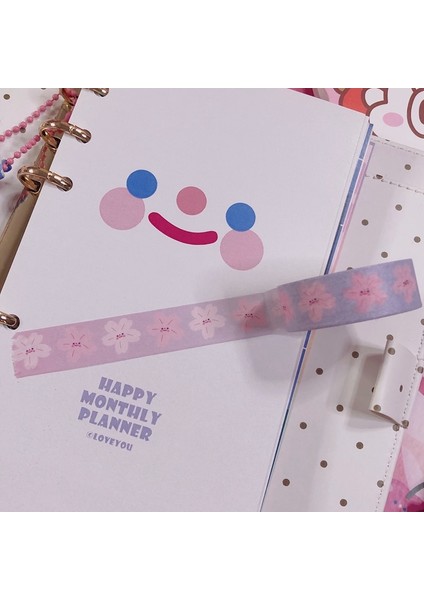 13N Tarzı Ins Sıcak Karikatür Meyve Hayvan ve Kağıt Yapışkan Bant 14 Model Kawaii Kore Washi Bant El Hesabı Dekoratif Maskeleme Bandı (Yurt Dışından)