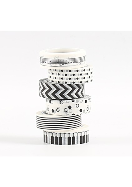 L Tarzı Washi Bant Seti Yıkama Wasitape Maskeleme Vintage Whasi Dekoratif Bantlar Çıkartmalar Için Yapışkan Bant Scrapbooking Günlüğü (Yurt Dışından) indirimleri