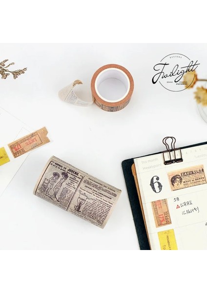 B Tarzı Yaratıcı Retro Gazete Haritası Gotik Dekoratif Yapıştırıcı Washi Dıy Scrapbooking Maskeleme Bandı Okul Ofis Tedarik (Yurt Dışından) indirimleri